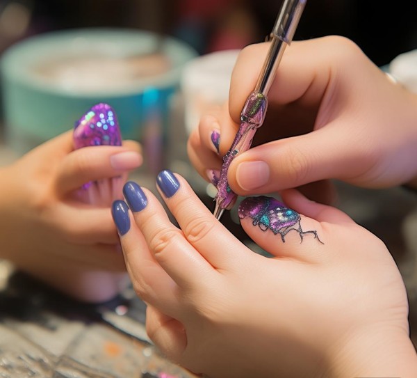 合作市温州商贸城三楼美甲,指尖上的精致,指尖下的故事 合作市温州商贸城三楼美甲,指尖上的精致,指尖下的故事